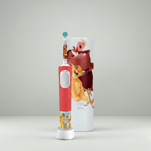 Електрична зубна щітка Oral-B D103 Vitality Pro Kids 3+ The Lion King Travel Edition 8700216297172 фото