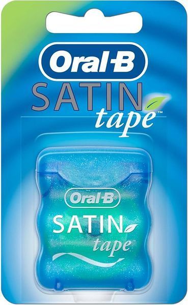 Зубна нитка Oral-B Satin Tape м&rsquo;ятна вощена, 25 м 5010622017947 фото