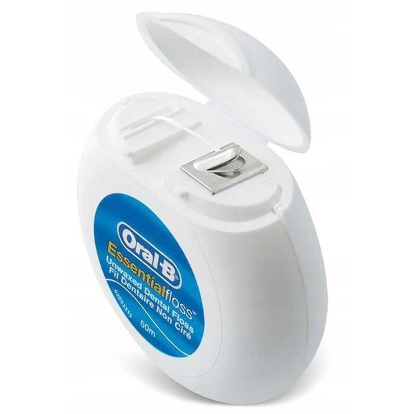 Зубна нитка Oral-B Essential Floss вощена м&rsquo;ятна, 50 м 5010622005029 фото