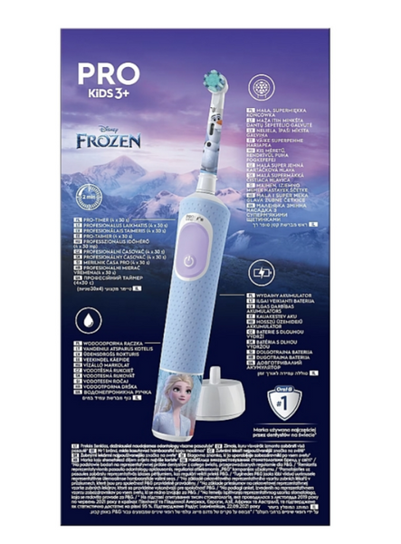Електрична зубна щітка Oral-B D103 Vitality Pro Kids 3+ Frozen 8006540773338 фото