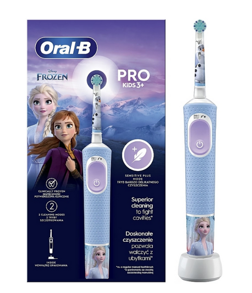 Електрична зубна щітка Oral-B D103 Vitality Pro Kids 3+ Frozen 8006540773338 фото