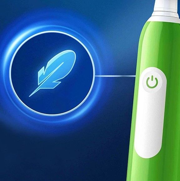Дитяча електрична зубна щітка Oral-b  Pro Junior 6+  Green 8006540743027 фото